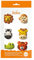 Decora 0500297 6ER-PACK DSCHUNGELTIERE ZUCKERDEKOR