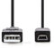 Invero® Mini USB Data and Charging Power Cable Lead for Nextbase 312GW Car Dash Cam Video Vehicle Recorder Camera - 3 Meter / 10ft Long