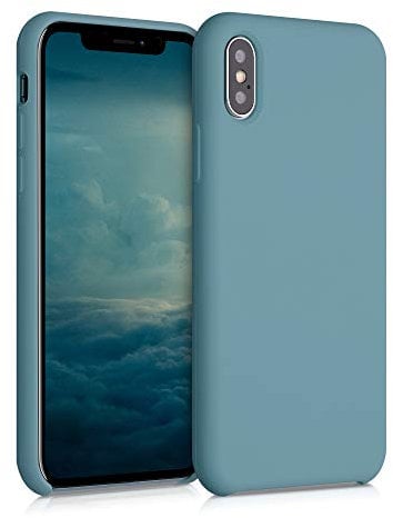 kwmobile Housse Compatible avec Apple iPhone X Coque - Housse de téléphone Protection Souple en TPU Silicone - Arctic Night