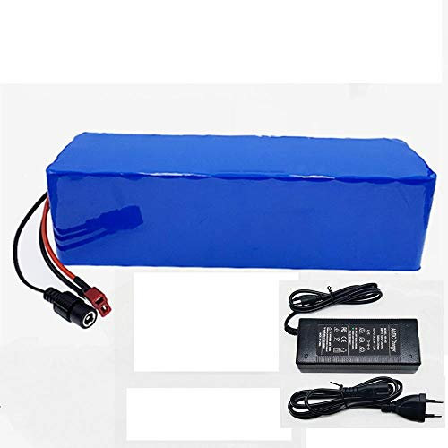 Batterie au Lithium ION 48v 12Ah 13S4P Batterie au Lithium ION pour Scooter électrique 54.6v E-Bike avec BMS (Battery Management System)+chargeur-48V 12AH
