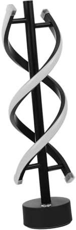 Artibetter Spirale Lampe Spirale LED Licht Doppel Helix Tischlampe Nachtlicht Zeitgenössisch Modern Licht für Wohnzimmer Schlafzimmer Bar