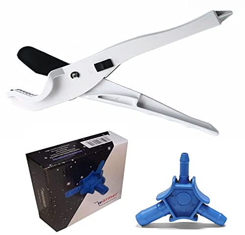 Cortador de tubos, escariador de tuberías y juego de calibración para tubos multicapa de plástico compuesto Pex Al Pex, Pert Al Pert 16 mm, 20 mm, 25 mm