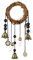ChYoung Hexen Glocken Handgemachte Pentagramm-Hexe Rattan Glocken Home Schutz Türhänger Hängende Hexe Glocken Haus Erwärmung Boho Dekor (#7)