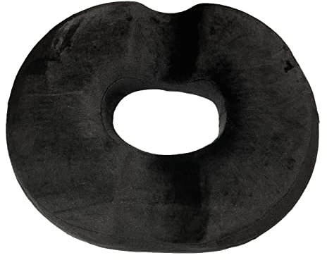 OR8 Wellness Festes Memory Foam Donut Kissen zur Druckentlastung, Hämorrhoiden Steißbein, Haufen, Wundliegen, Schwangerschaft & Postnatal, Steißbein, Ischias, geeignet für Rollstuhl, Autositz, Büro