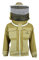 Imkerjacke Premium mit Atmungsnetz S M L XL XXL Atmungsaktiv Stichfest Leicht Imkerei Bienen Insekten Insektenstiche, L · braun