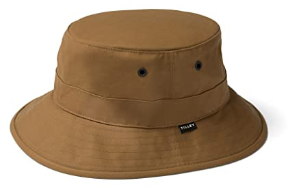 Tilley Gewachster Fischerhut für Damen, British Tan, Large