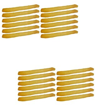TOYANDONA 24 Pcs Fausses Frites Français Simulation Frites Frites Cuisine Jouet Artificielle Lifelike Food Modèle pour Restaurant Fête Spessay