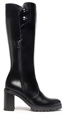 NeroGiardini I205821D Stivali Donna in Pelle - Nero 40 EU