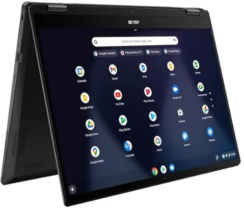 ASUS - Chromebook de visualización táctil 2 en 1 de 16 pulgadas - Memoria Intel Core i3-8GB - SSD de 128GB - Gris mineral