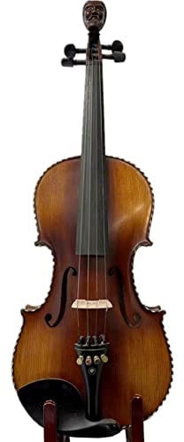 Handgefertigte 4/4 Geige Aus Fichtenholz Riegelahorn Boden Mit Etui Bogen Legierung Saitengeigensatz Erwachsene Violine