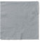 MANK Silberfarbene 3-lagige Tissue-Servietten 33 x 33 cm - Premium Einmal-Servietten, 100er-Pack, 1/4-Falz - Ideal für Hochzeiten, Jubiläen, Gastronomie & besondere Anlässe