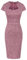 GRACE KARIN Kleid für Damen, Bleistiftkleid, Flügelärmel, Bleistiftkleid, Rosa (Köper), Klein