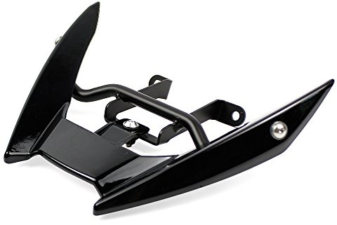 Frontschürze für MT-09 MT 09 2014 2015 2016 FZ09 Kotflügel Verlängerung Oberer Scheinwerfer Spoiler (Schwarz)