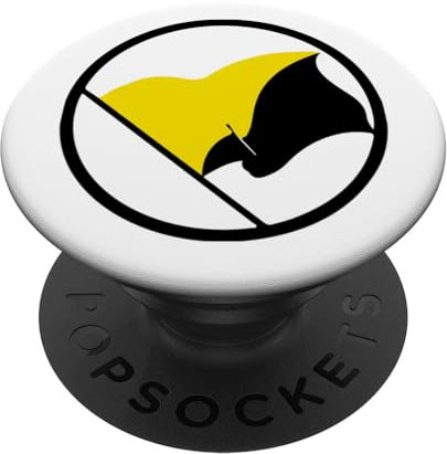 Anarcho Kapitalismus Flagge PopSockets mit austauschbarem PopGrip