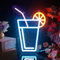 Lemon Drinks Cup Neon Led Light Sign Neon Art Neon Sign Neon USB Powered Sign for Restaurant Beverage Bar Shop Wall Indoor Decor