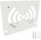 Supporto da parete adatto per FritzBox 7590 7530 7590AX 6660 Cable 5530 8850 6490 6890 7490 router, JLNJLE metallo supporto con gestione dei cavi Modem sospensione, efficiente dissipazione del calore