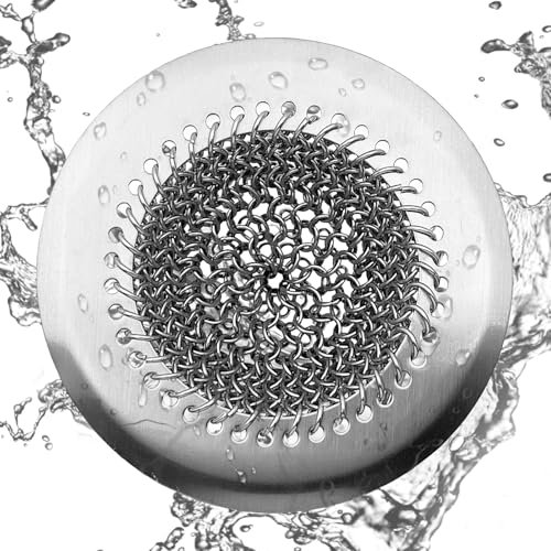 Gragloir Küchenspüle Abflusssieb, Spülbeckensieb Haarsieb aus Metall für die Dusche, Badewanne, Küche, Sink Drain Strainer
