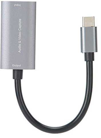 USB3.0 to Type C Video Card 4K 1080P Game Live Streaming Recorder with Strong Compatibility for Mac OS VLC capture card with Strong Compatibility for External TV Tuners & Video Capture Cards