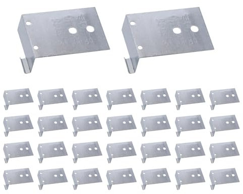 Zuasdvnk Fissaggio per pannelli in legno, fissaggio telaio in legno, fissaggio in lega da 30 pezzi, per telai di porte in legno, telai di finestre e altri mobili in legno