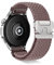 RoYiio Bracelet Nylon 22mm pour Xiaomi Watch S4 Band Redmi Watch 5 Active/Lite Respirant Doux Confort Bracelet de Montre pour Huawei GT 5 Pro 46mm /Garmin Venu 3 /Forerunner 265 - Violet Fumé