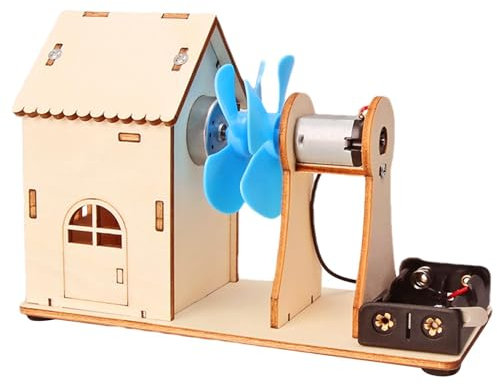 Kit Artigianato per generatore di turbina eolica,Kit Artigianato per generatore di turbina eolica | Generatore di Elettricità Kit Educativo di Scienze di Generazione Fisica | Modello