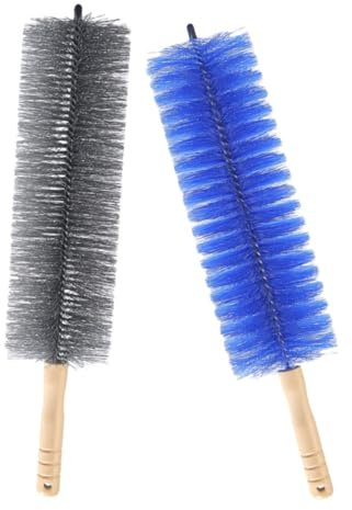 Alipis 2stücke Flexible Mikrofaser-fanstaubbesen Biegsame Reinigungsbürsten Für Ventilatoren Und Klimaanlagen Multifunktionale Haushaltshilfen Und Blau