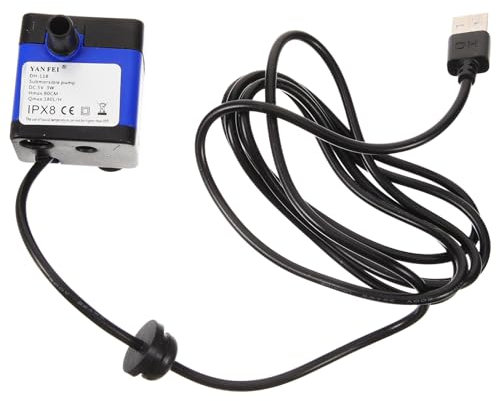 BESPORTBLE USB Tauchpumpe Für Aquarien Und Fischbecken Flüsterleise Mini-wasserpumpe Für Hydrokultur Und Teichnutzung Kompatibel Mit Verschiedenen Geräten Für Haustiere Und Garten