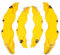 ABOOFAN Easy Install Front Rear Car Brake Caliper Covers 2 Sets Yellow Caliper Paint Kit for 3D Style Wheel Hub