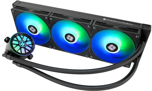 Thermalright AQUA ELITE 360 V6 ARGB Black CPU Liquid Cooler, 360 Cooling Row Size,3x120mm Water Radiator,AMD: AM4/AM5,Intel LGA115X/1200/1700/1851, AIO CPU Cooler