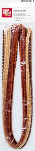 Gütermann / KnorrPrandell 8471058 - Biegeplüsch-Mix 50cm braun, 10 Stück/Beutel