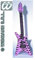 Aufblasbare Rockgitarre neon pink