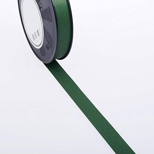 Deko und Band Wetterfestes Polyband mit Holzmaserung - grün - 19 mm - 91 m Rolle - 55
