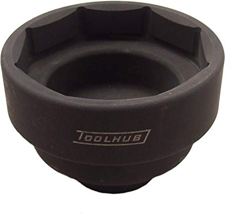 Toolhub 9476 Professional Heavy Duty Hub Nut Socket for Scania Rear Axle 3/4 Drive 100mm 8 Sided Point