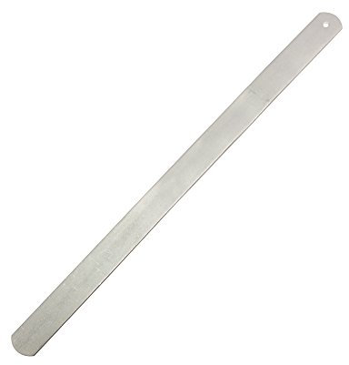 jarolift Peso per Stecche Inferiori di Avvolgibili, 25 x 3 mm, Migliora la Corsa della Tapparella, in Ferro Zincato, Lunghezza 500 mm