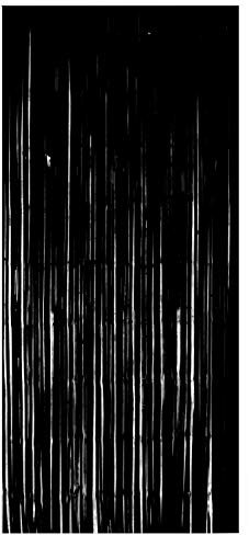 Foxxeo Selbstklebender Lametta Vorhang in schwarz Größe 91 x 244 cm Farbe Schwarz