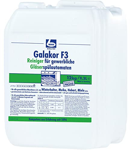 Dr Becher Galakor F3 Reiniger für gewerbliche Gläserspülmaschinen 12kg