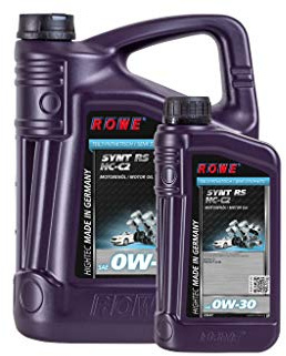 6 (5L+1L) Liter ROWE HIGHTEC SYNT RS SAE 0W-30 HC-C2 Motoröl Made in Germany