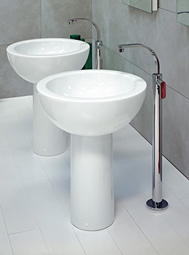 Ceramica Flaminia - lavabo da appoggio su Piano o Colonna Flaminia Fonte - 70 cm, Bianco