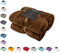 DecoKing Kuscheldecke 160x210 cm braun Decke Microfaser Tagesdecke Fleece weich sanft kuschelig Schoko Brown Chocolate Mic
