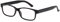 FILTRAL Eckige Lesebrille/Moderne Lesehilfe mit flexiblen Federbügeln für Damen und Herren/In Schwarz, 2,00 dpt, F4555638