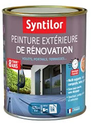 Syntilor - Rénovation Extérieure Terrasses, Volets, Portails Tenue 8 ans* Blanc 0,75L