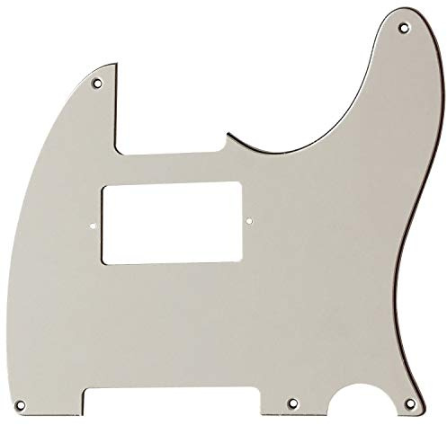 Passend für Fender Esquire Telecaster 5-Loch-PAF-Stil Gitarren-Pickguard (3-lagig, weiß)