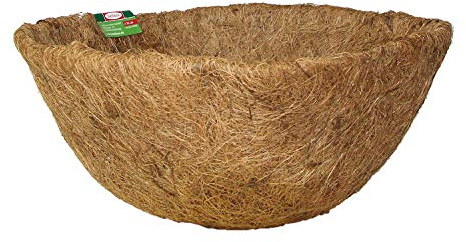 bellissa Kokoseinsatz Blumenampel Hängeampel Einsatz Naturkokos Ø 30 cm | Blumentopf hängend für Balkon, Garten & Terrasse, Außen & Innen, wetterfest