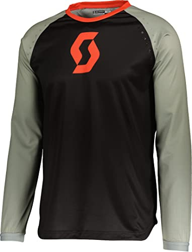 SCOTT 350 Track Evo MX Motocross Jersey/DH Fahrrad Trikot lang schwarz/grau 2022: Größe: XXL (54/56)