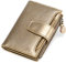 SENDEFN Portefeuille Femme Cuir Porte Monnaie Fermeture Eclaire, Portefeuille et Porte Carte Femme RFID Blocage