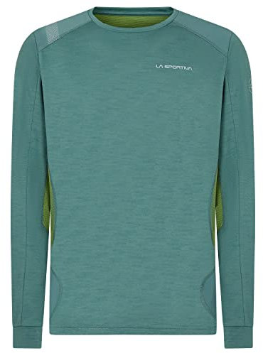 La Sportiva Herren Beyond Long Sleeve M Pine/Kale Thermo-Shirt, M