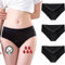 FOTOOL Culotte Menstruelle Absorbante = 4 tampons Lavable Coton Menstruation Protection Périodique Hygiénique Flux léger à abondant Culotte de Règles - lavables (XL, 3 Pack)