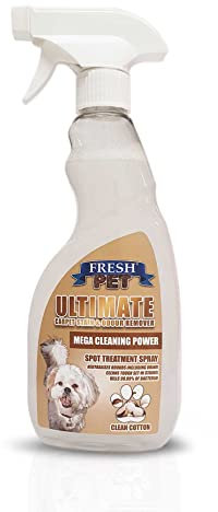 Ultimate Carpet Pet Stain and Odour Remover Spot Treatment Spray 500ml (Clean Cotton)