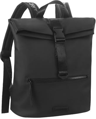 MARCO TOZZI Rucksack mit Reißverschluss in schwarz 2-61037-41-1-001BLACK