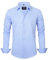 J.VER Hemd Herren Langarm Business Hemden Regular Fit Freizeithemd Männer Mordern Hochzeit,Hellblau,XL